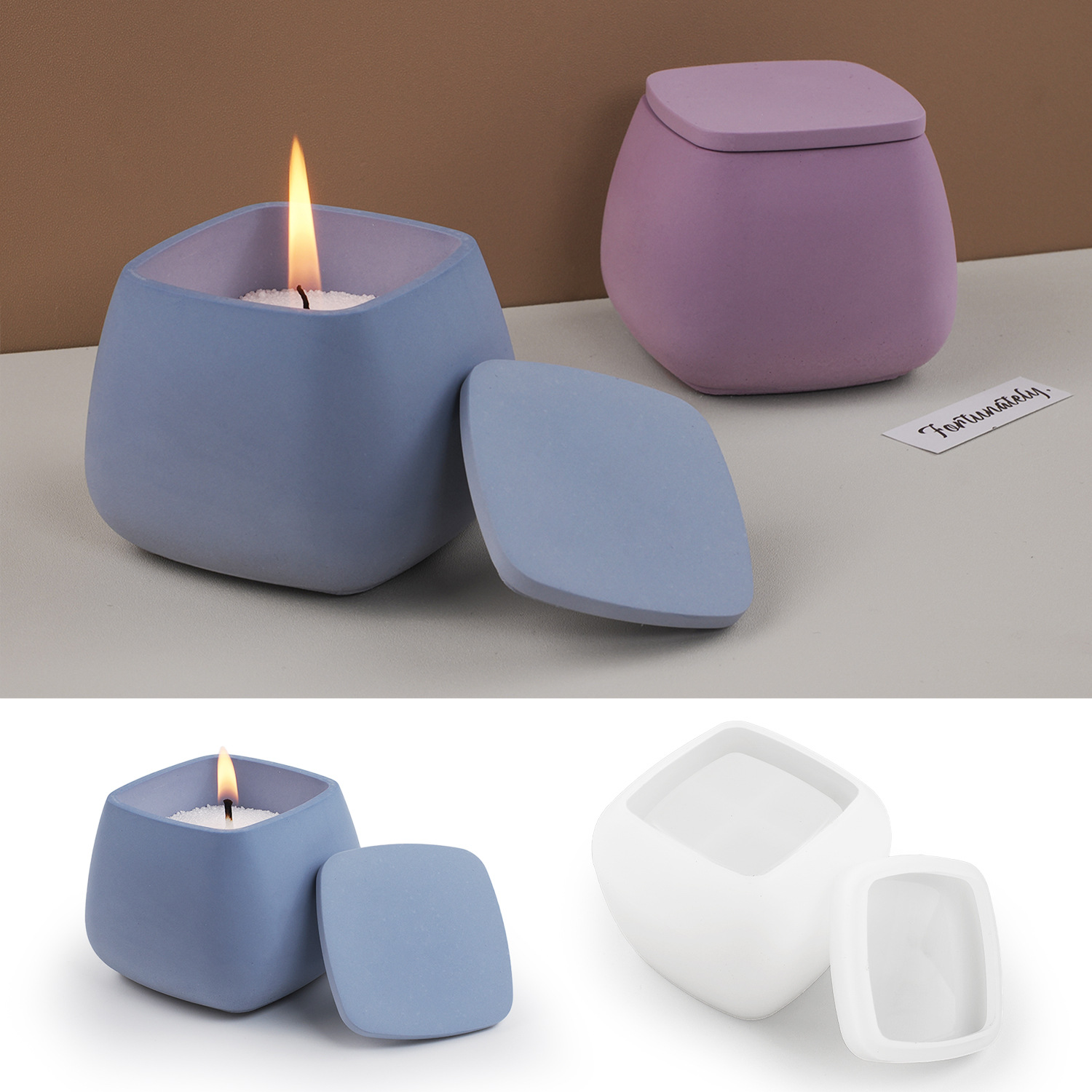 Molde de silicona DIY para cem - Candle Making Jars With Lids reseña y precio