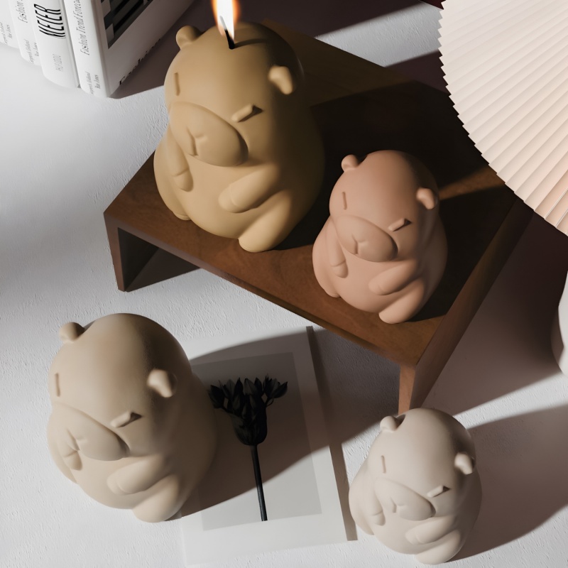 Capibara pudín hornear molde d - Candle Making Tutorial reseña y precio