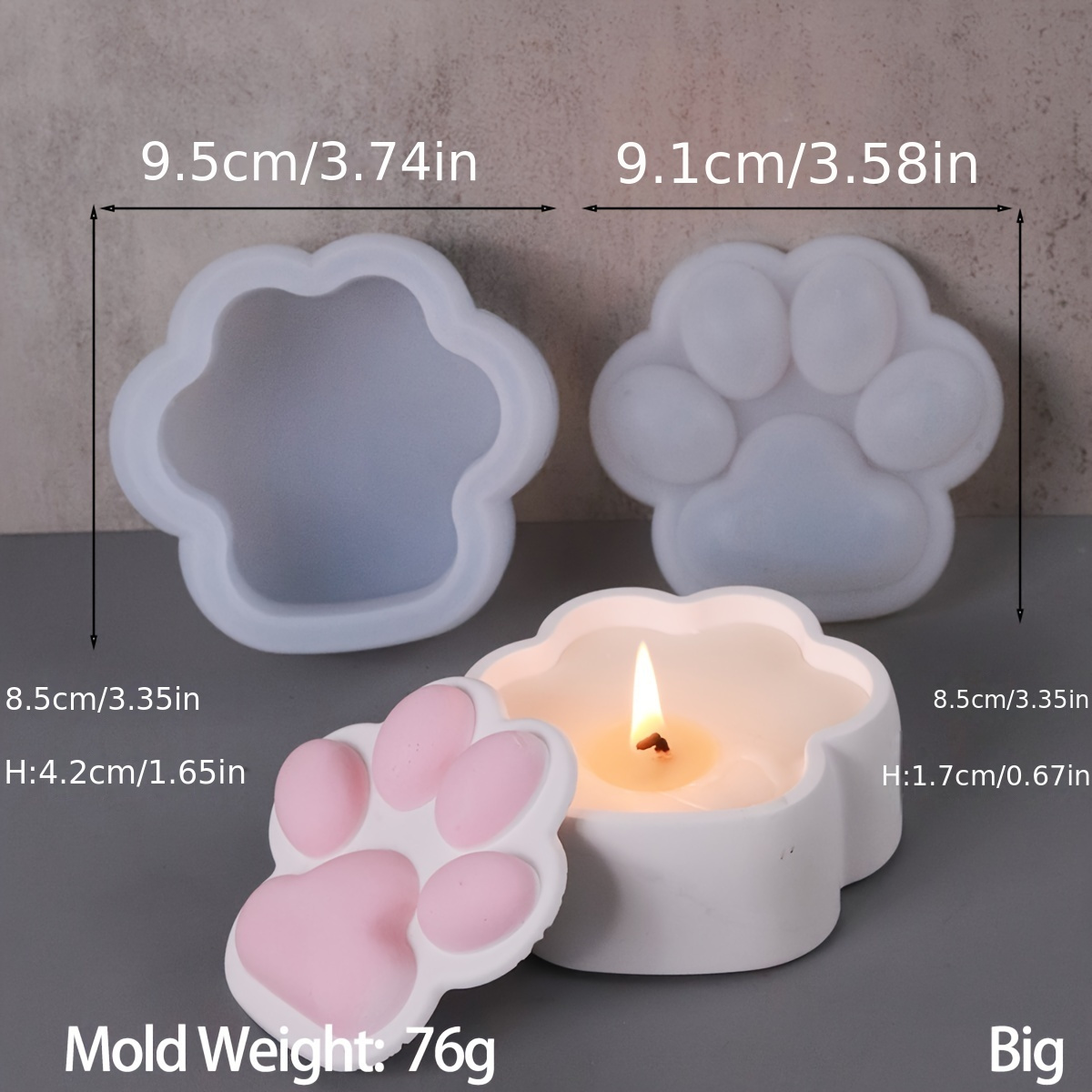 Caja de almacenamiento de garr - Candle Making Jars With Lids reseña y precio