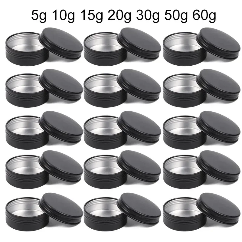 Frascos de vela vacíos negros  - Tin Container Lid reseña y precio