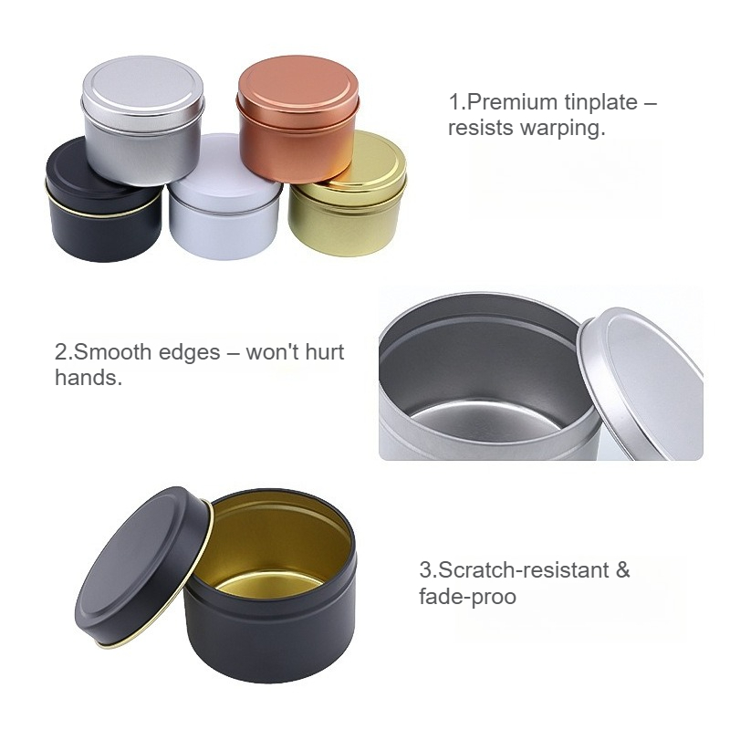 Latas Redondas de Aluminio par - Candle Making Jars With Lids reseña y precio