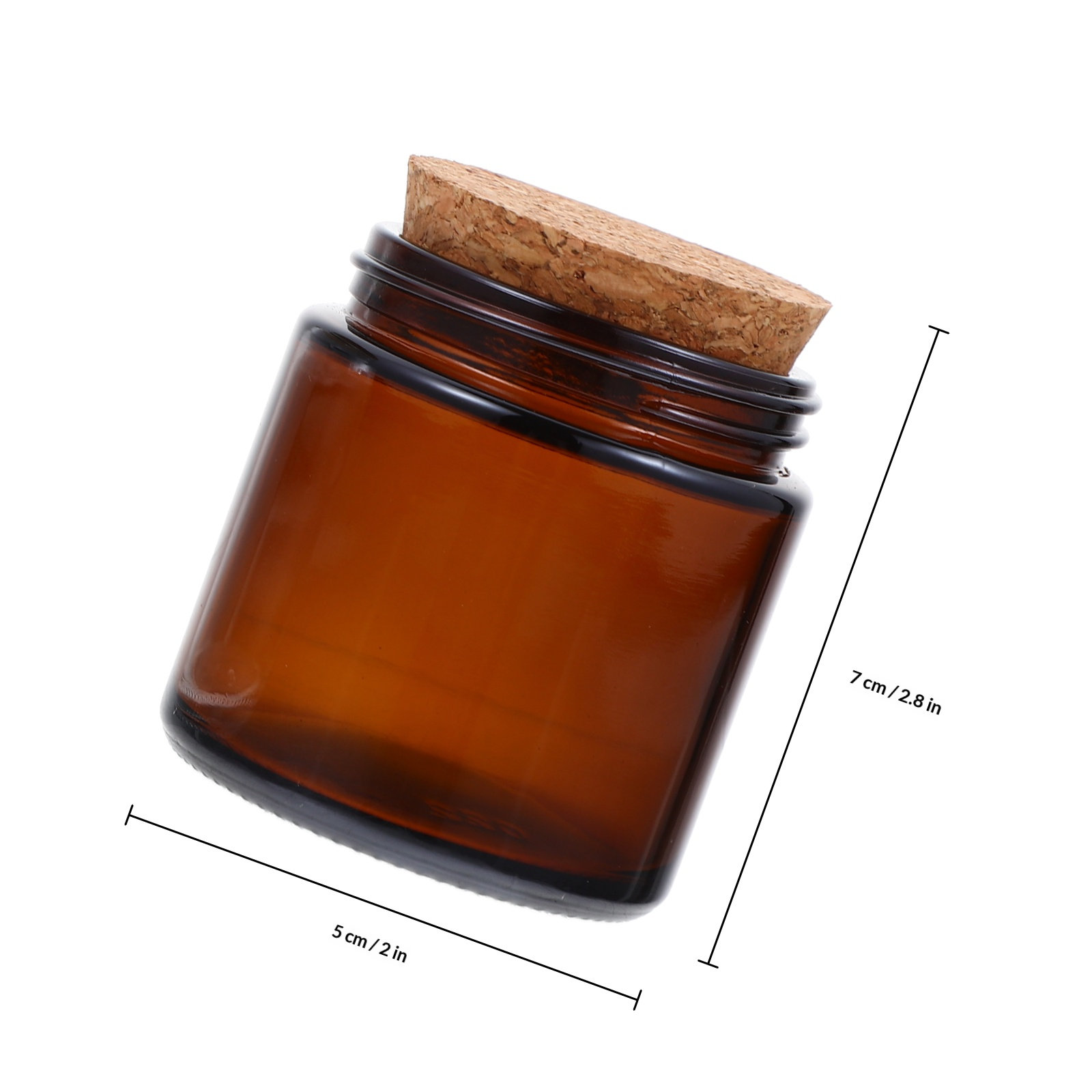 Juego de 4 Frascos de Vidrio d - Candle Making Jars With Lids reseña y precio